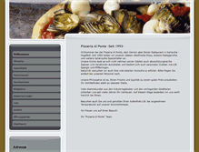 Tablet Screenshot of pizzeria-alponte.de